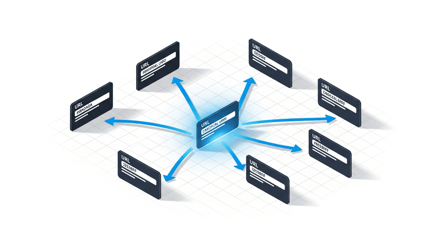 URL canonique : eviter le contenu duplique en 2026