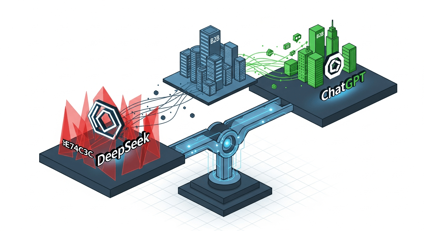 DeepSeek vs ChatGPT : guide de choix pour les entreprises B2B face à la censure