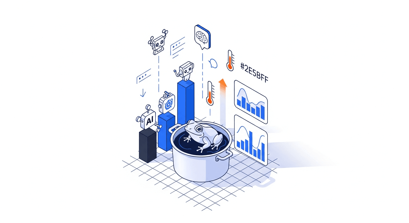 AI-afhankelijkheid in bedrijven: hoe de valkuil van de "kokende kikker" vermijden