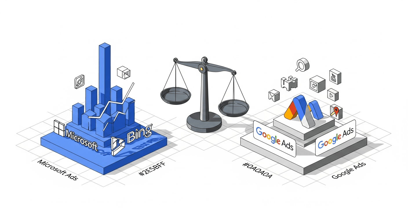 AI Advertising Strategy: Microsoft Ads vs Google, Opportunities for SMEs
